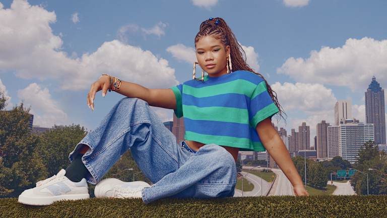 Atlanta Influences Storm Reid's New Balance Sneakers